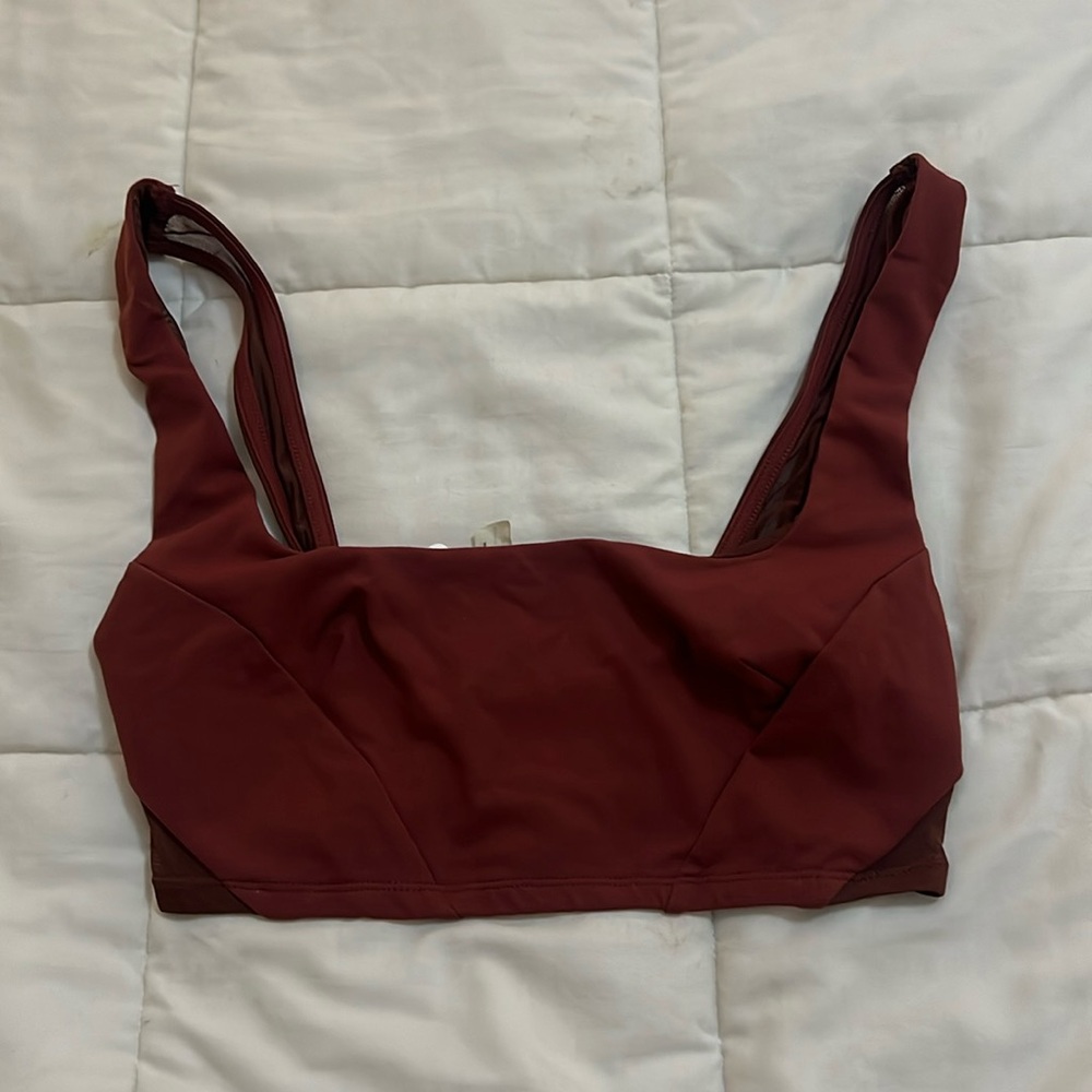Free People Maroon Bralette